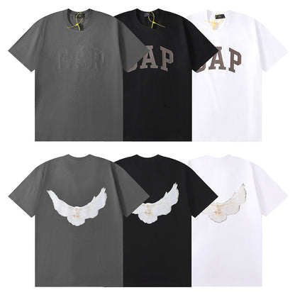 Unisex Gap Letter Print T-Shirt