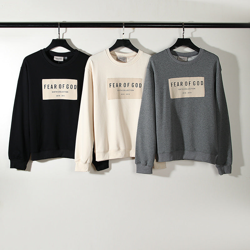 Unisex Letter Print Sweatshirts