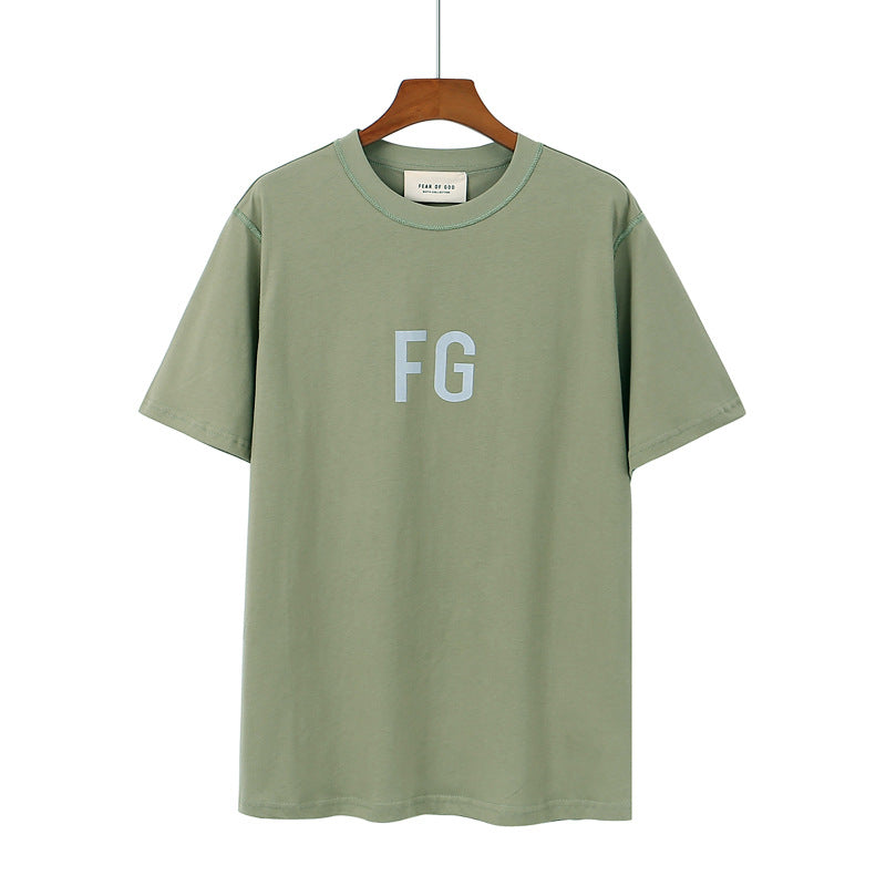 Unisex Essentials Fg Letter Print T-Shirt