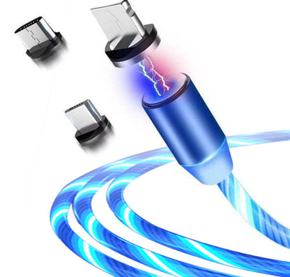 Magnetic Flowing Light Data Cable