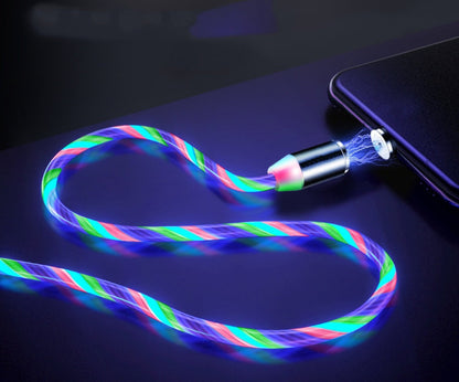 Magnetic Flowing Light Data Cable