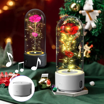 2-in-1 Rose LED Speaker