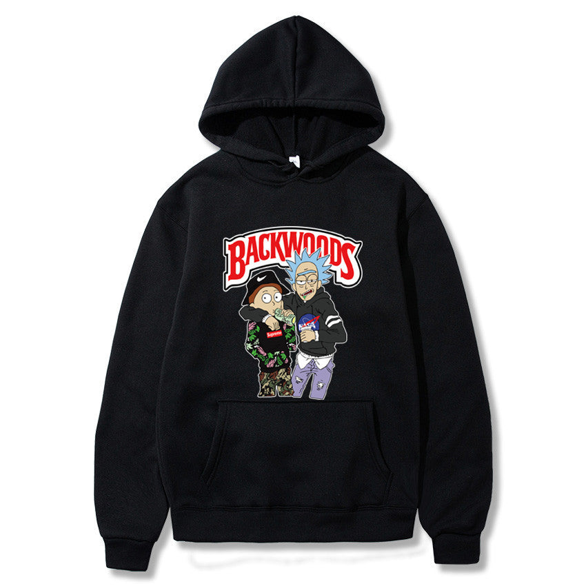 Unisex Backwoods Lettering Hoodie