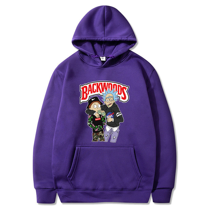 Unisex Backwoods Lettering Hoodie